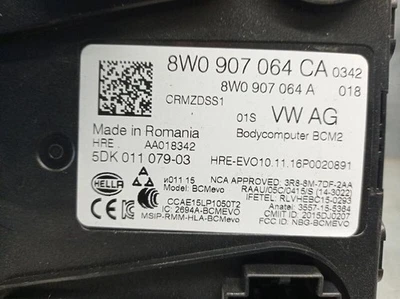8W0907064CA modulo elettronico per AUDI A4 B9 (8W2 8WC) 2.0 TDI 2015 5330483 - Immagine 1 di 4