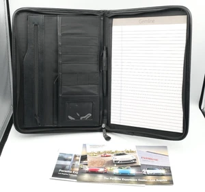 Porsche Experience Center Delivery Los Angeles Padfolio Folder Leather Gemline - Picture 1 of 10