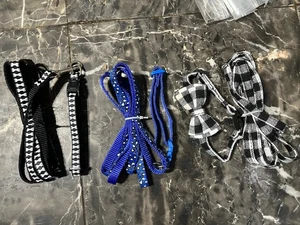 Small Dog Collar/leash Set, Lot Of 3 - Picture 1 of 4
