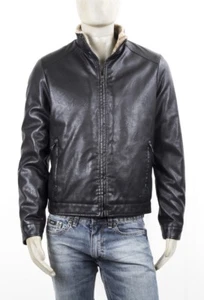 MONTONE MARKUP IN ECO PELLE INTERNO PELLICCIA CHIUSURA ZIP COLLETTO BASSO NERO - Foto 1 di 5