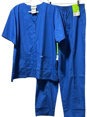 Conjunto de uniforme Landau Classic Fit XXL azul nuevo con etiquetas Foto 1 de 4