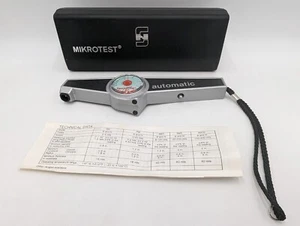 MikroTest IV Automatic Magnetic Coating Thickness Gauge Mils w/ Case - Picture 1 of 9