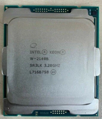 1pc Intel Xeon W-2140B LGA-2066 Server CPU Processor 3.20 GHz 8-Core SR3LK - Image 1 of 2