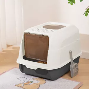 More details for large cat litter box self cleaning cat pan drawer cat potty tray anti-splashing