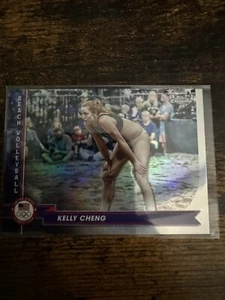 2024 Topps Chrome Olympics Beach Volleyball Kelly Chen Refractor - Picture 1 of 1