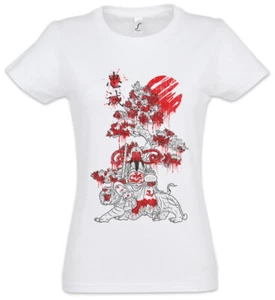 Bloody Asian Emperor Damen T-Shirt Romance of the China Three Kingdoms Blood - Picture 1 of 1