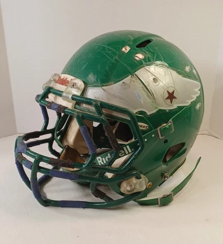 Philadelphia Eagles Helmet Riddell Full Size Used 2010 Cover