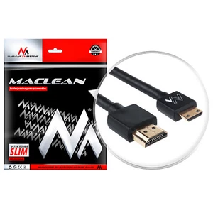 Cavo HDMI- miniHDMI Maclean MCTV v1.4 4k Full HD 3D Oro Lunghezze da 0.5m a 3m - Imagen 1 de 7