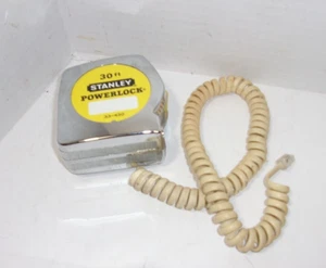 Vintage Telephone Stanley power lock Tape Measure Novelty Phone - Picture 1 of 5