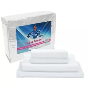 New My Pillow Bed Sheet Set 100% Certified Giza Egyptian Long Staple Cotton - Picture 1 of 31