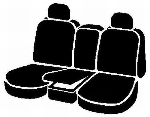 Funda de cojín de asiento GMC Sierra 1500 Chevy Silverado-SEL delantera FIA SL68-30 NEGRA/NEGRA Foto 1 de 1