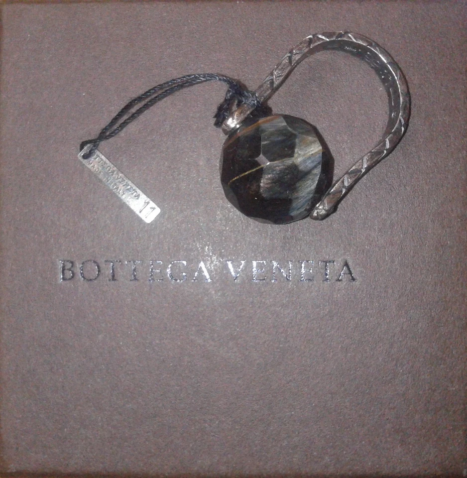 Anello BOTTEGA VENETA Argento 925 - pietra Occhio di Tigre - Immagine 1 di 3
