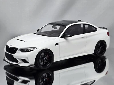 Minichamps BMW M2 CS Coupe (F87) 2020 White With Black Rims 1:18 - Image 1 of 4