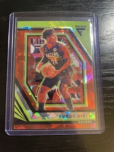 2022-2023 Panini Flux Basketball Buddy Hield #32 Red Cracked Ice Pacers