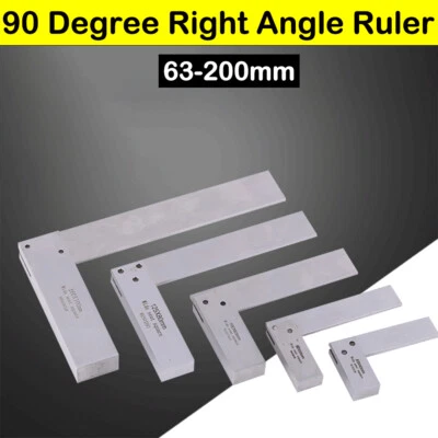 Hardened Steel Machinist Square 90º Right Angle Ruler Engineer Measuring Tool - image 1 of 4