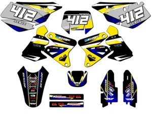 2000-2004 DRZ 400 SURGE Yellow Senge Graphics Kit compatible con Suzuki - Imagen 1 de 10