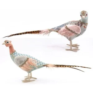 Mark Roberts 2022 Patchwork Pheasant, Assortment Of 2 10-12 Inches - Picture 1 of 1