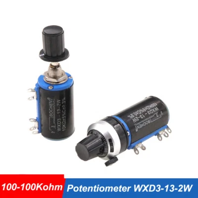 WXD3-13-2W 100-100K Ohm Precision Multiturn Potentiometer WXD3-13-2W Knobs Hat - Bild 1 von 4