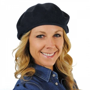 sur la tete Cotton Beret - 11.5 inch Diameter - Picture 1 of 42