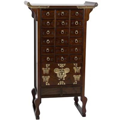 Korean Style 18 Drawer Herbal Medicine Chest - Image 1 of 4