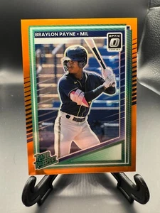 2025 Panini Donruss Baseball Optic Orange Card No 117 Braylon Payne /199 - Bild 1 von 1