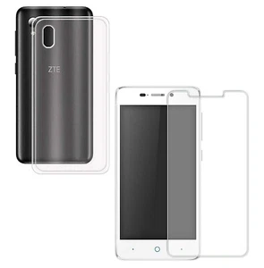 Per ZTE BLADE A452 COVER CUSTODIA SILICONE ANTIURTO + PELLICOLA VETRO TEMPERATO - Foto 1 di 12