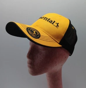Continental Tire Hat Baseball Cap Yellow Black - Foto 1 di 10
