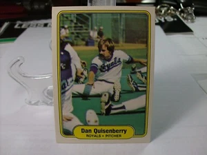 Fleer Baseball 1982 #422 - Dan Quisenberry - Kansas City Royals 82-1193 - Imagen 1 de 2