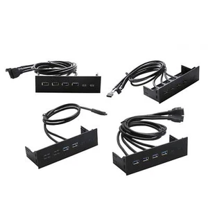 USB Front Panel Hub Multifunction for PC Computer Case Optical Drive Bay - Bild 1 von 27