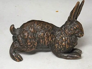 ANTIQUE 19TH copper RABBIT VIENNA VIENNESE, - Picture 1 of 12