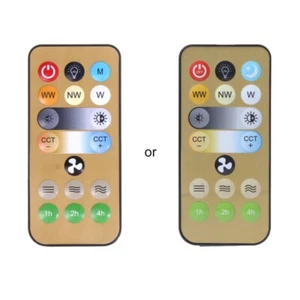 Adjustable Brightness and Fan Speed Timing E27 Fan Light Remote Control - Picture 1 of 8