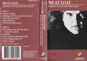 MEAT LOAF Midnight At The Lost and Found - Cassette - Tape SirH70 - Picture 1 of 1