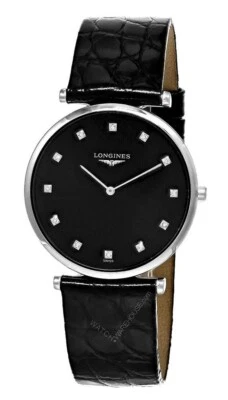 Longines La Grande Classique Quartz 33MM 12 Diamond Unisex Watch L4.709.4.55.B - Image 1 of 4