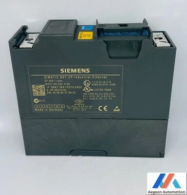 PROBADO Siemens 6GK7343-1CX10-0XE0 Simatic NET CP 343-1 Lean 6GK7 343-1CX10-0XE0 - Imagen 1 de 4