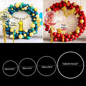 Circle Balloon Column Stand Holder Round Balloon Arch Frame Ring For Party Decor