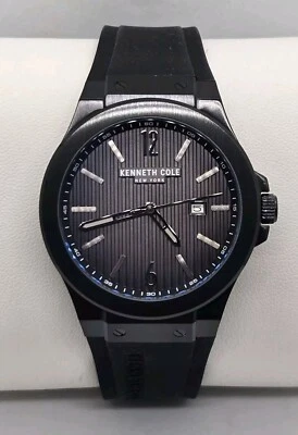 Kenneth Cole New York Modern Classic Men's Watch, Stainless Steel, Silicone Band - Image 1 of 4