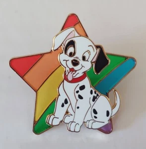 Prendedor Disney DSSH - Vitral Estrella Arco Iris - 101 Dálmatas Parche LE 400 - Imagen 1 de 2