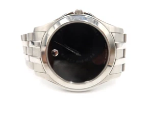 t466 Movado Swiss Made Black Dial Sapphire Crystal 8987689 Men's watch - Picture 1 of 8