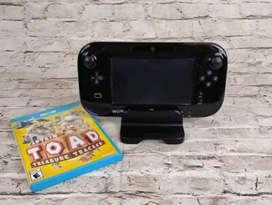 Nintendo Wii U 32gb Video Game Console Black Tested and Working - Picture 1 of 6