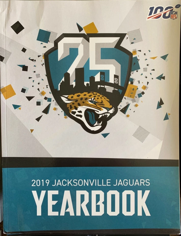 2019 JACKSONVILLE JAGUARS YEARBOOK NFL FOOTBALL PROGRAM 25TH ANNIVERSARY - Image 1 of 1