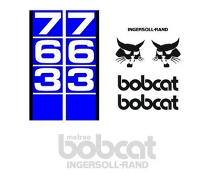 (ORIGINAL LOOK) BOBCAT 763 NEU VOLL AUFKLEBER AUFKLEBER SET KIT A2 - Bild 1 von 2