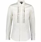 Dsquared2 Unique Embellished  Safety Pins Design Casual Shirt - Made In Italy
