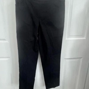 Alfred Dunner Allure Tummy Control Black Pants NWT size 6P - Picture 1 of 6