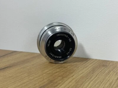 INDUSTAR-50 3.5/50mm Soviet lens, mount M39 3M KMZ Silver - Image 1 of 4