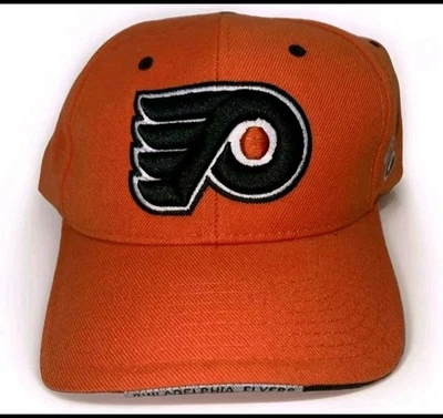 Zephyr Baseball Cap NHL Philadelphia Flyers Orange Black Adjustable  - Image 1 of 4