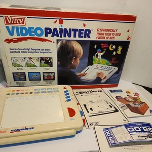 Vintage 1990s VTech Master Video Painter In Box 1990s W/ Stylus & Box w/manual - Picture 1 of 13