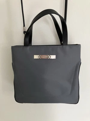 Esprit Crossbody Purse Gray And Black Handbag - Image 1 of 4