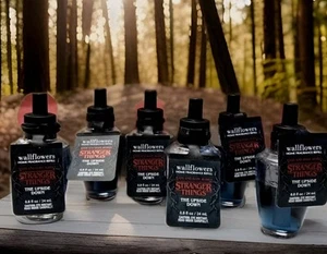 NEW 6 Bath & Body Works STRANGER THINGS UPSIDE DOWN FRAGRANCE WALLFLOWER REFILLS - Picture 1 of 2