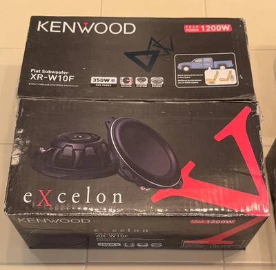 Kenwood eXcelon XR-W10F Flat Subwoofer [ Open Box ] - Image 1 of 4