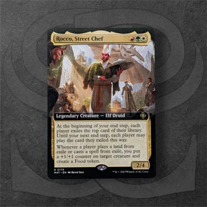 Rocco, Street Chef • Rare Creature - Elf Druid • March of the Machine Aftermath - Picture 1 of 2